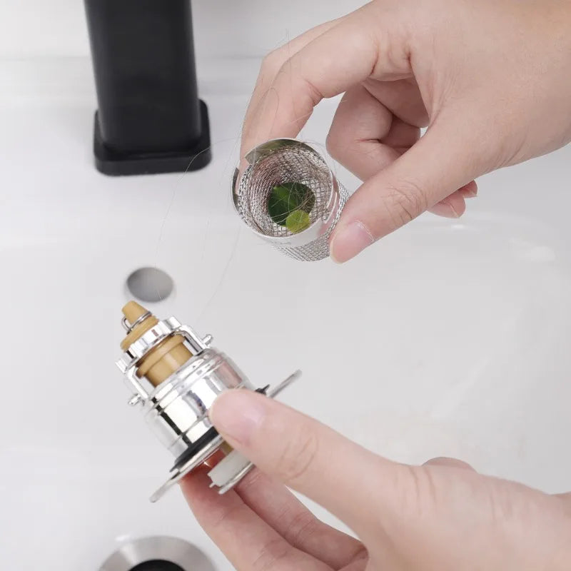 QuickCatch Pop-Up Drain Stopper & Hair Filter