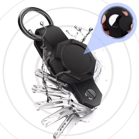 TrackGuard Waterproof Airtag Keychain Case